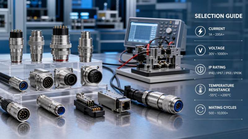 Connector Specification Chart: How to Compare Ratings Fast Connector Specification Chart: How to Compare Ratings Fast