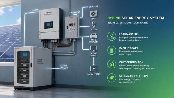 Hybrid Solar Inverter Sizing: Cost, Backup Time, and Load Fit