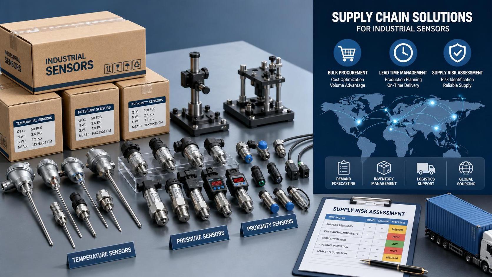 Wholesale Sourcing Industrial Sensors: Cost, Lead Time, and Supplier Risk