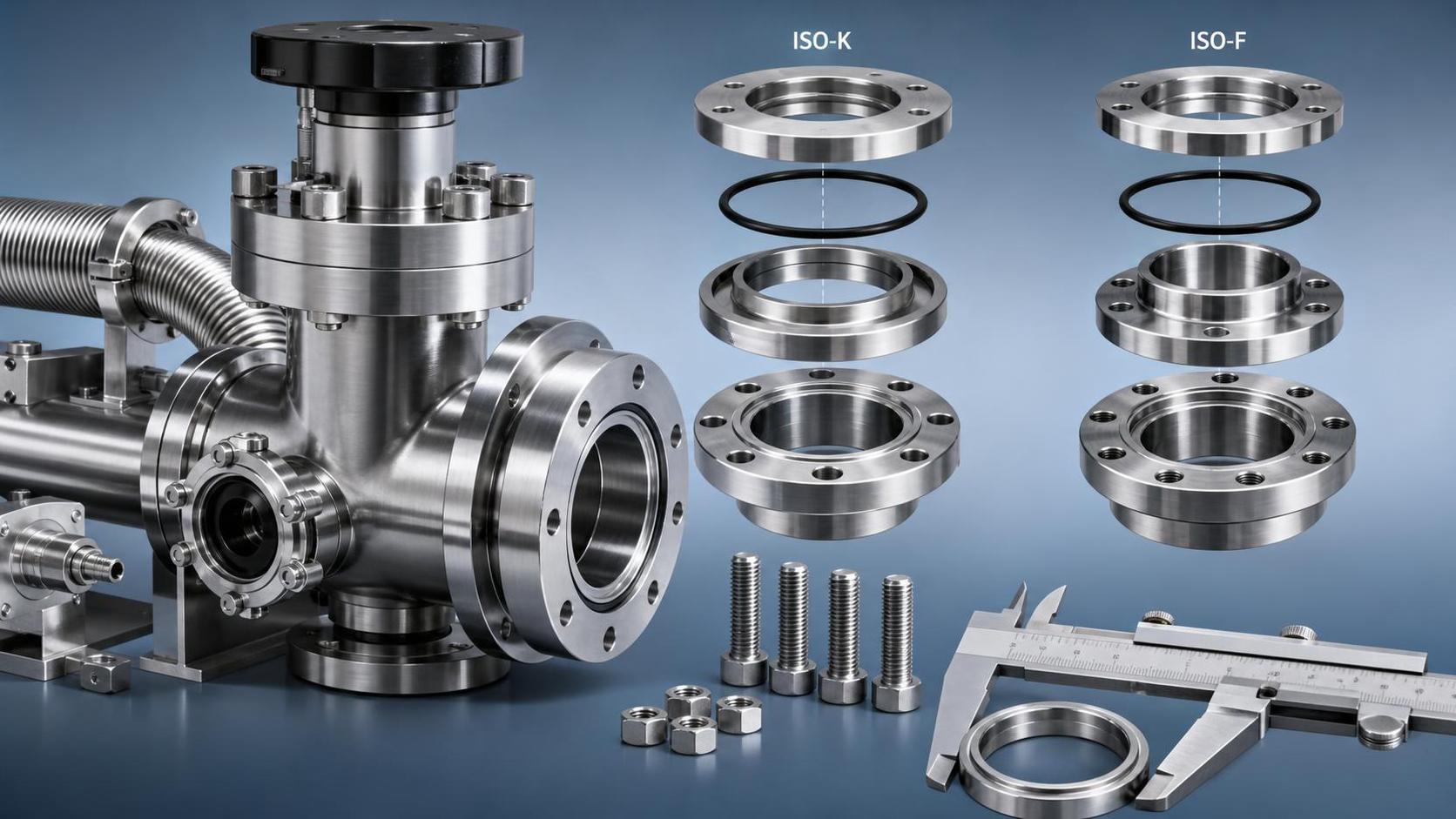 How to verify whether a vacuum valve ISO connection matches your system