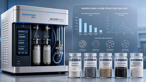 How BET analysis helps compare surface area in nanomaterials