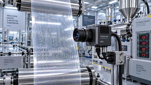 How do semiconductor supply chain disruptions affect smart camera deployment in industrial polymer lines?