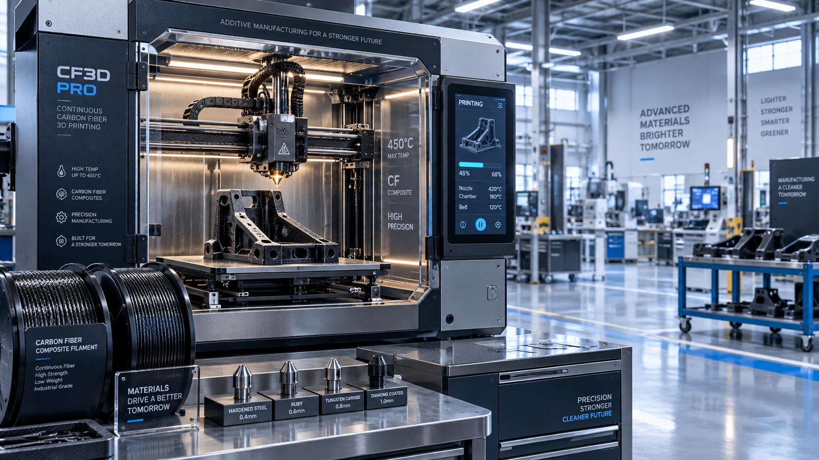 What determines the price of a carbon fiber 3D printer?