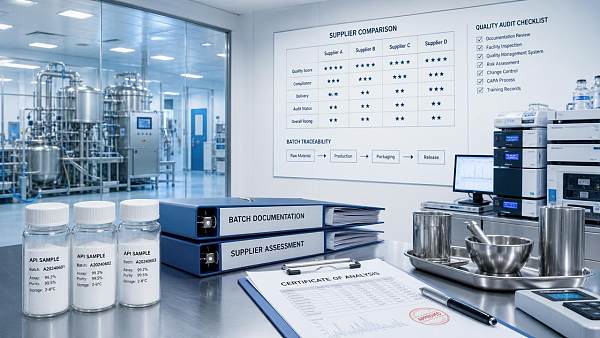 How to Compare Fine Chemicals API Suppliers Without Missing Quality Risks