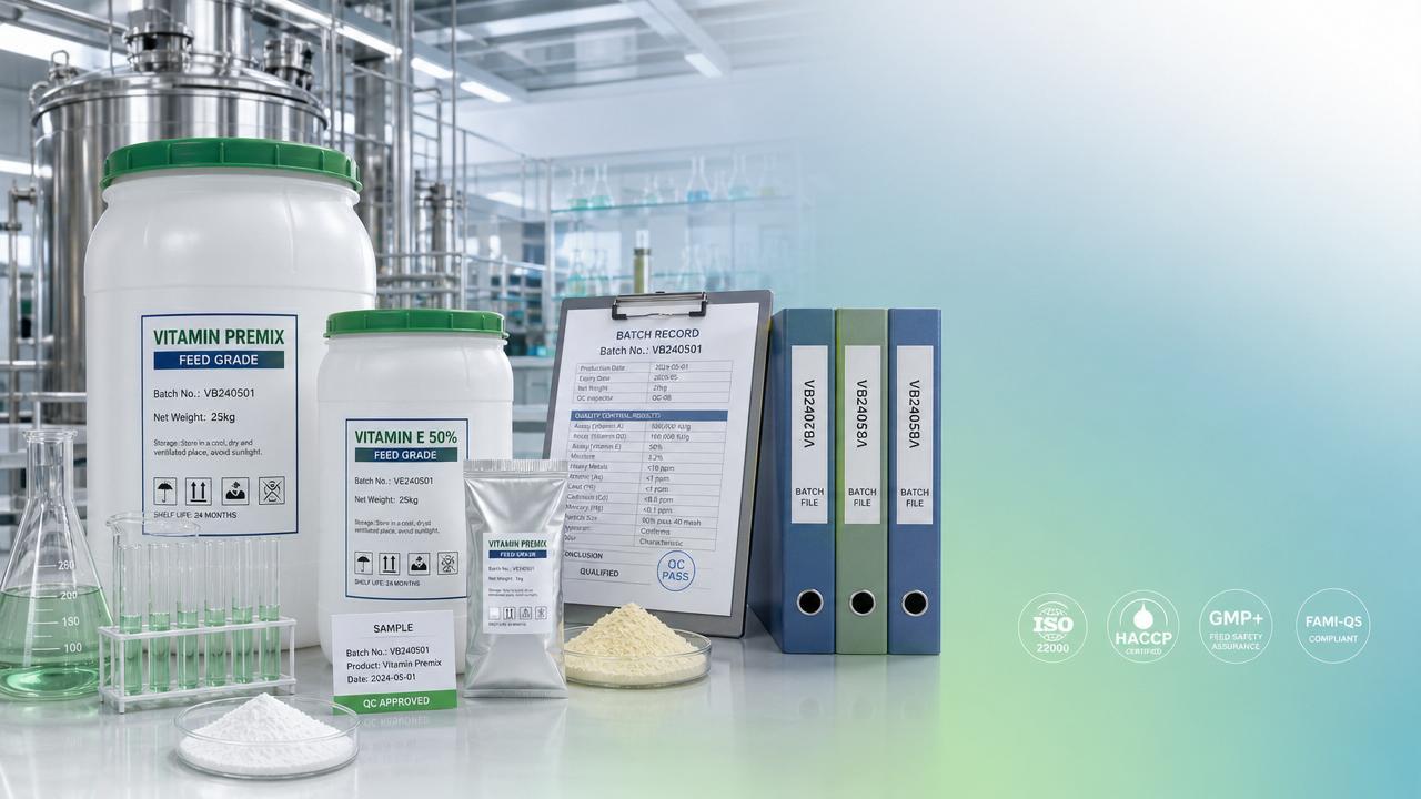 Feed Grade Vitamins Manufacturer: Key Quality Signals Behind a Reliable Supply