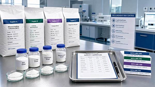 Wholesale Excipients: Cost Risks Hidden in Supplier and Batch Variability