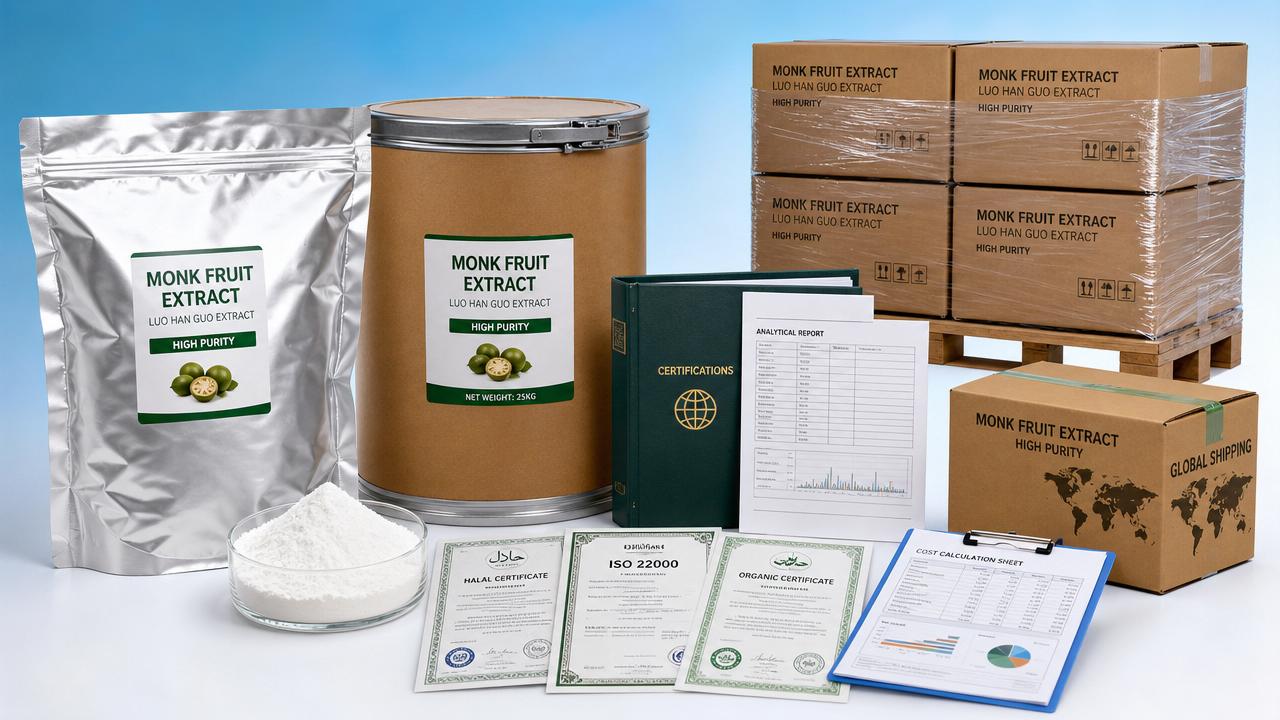 Bulk Monk Fruit Extract: What Impacts Total Sourcing Cost