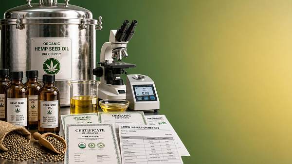 Organic Hemp Seed Oil Bulk: Supplier Red Flags to Check