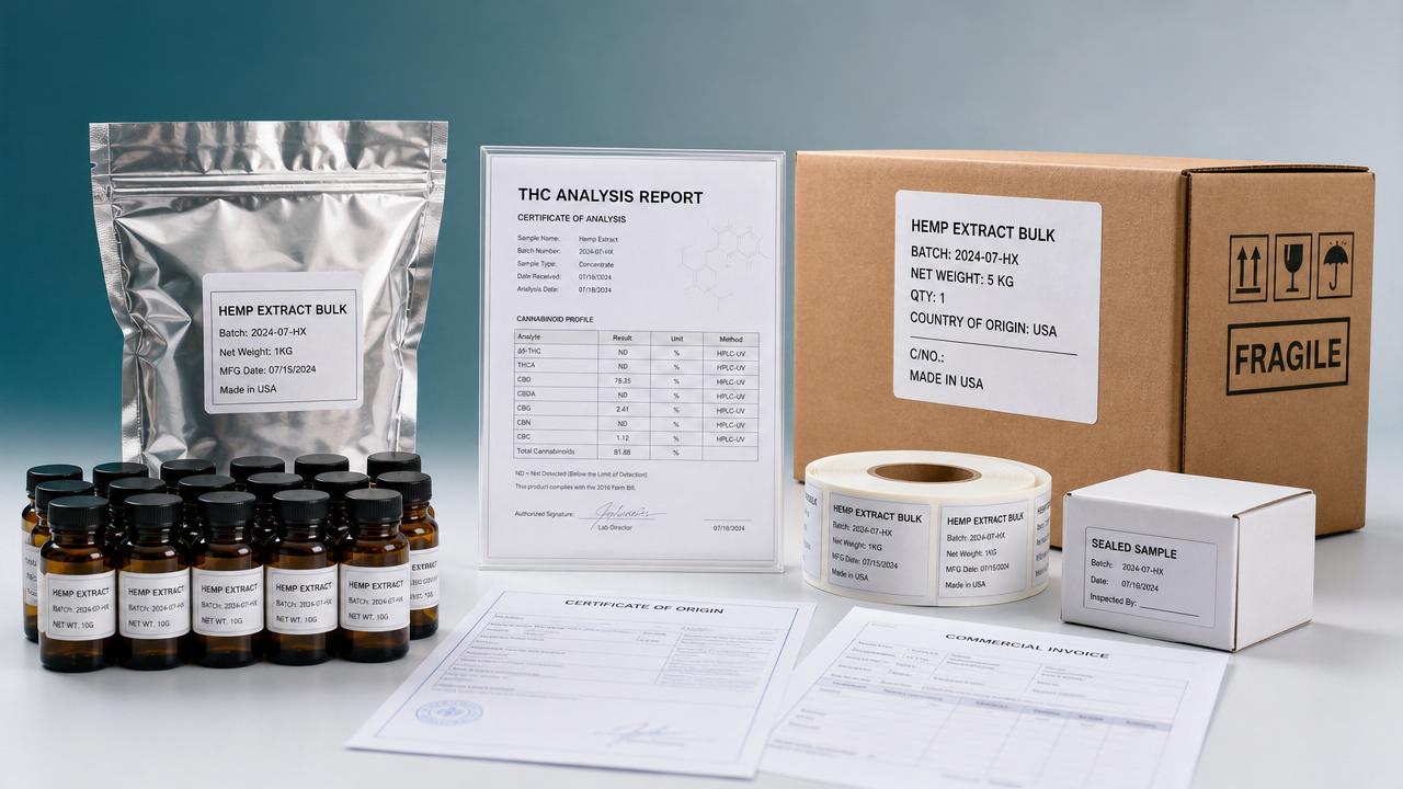 Hemp Extract Bulk Compliance Basics for Cross-Border Sales