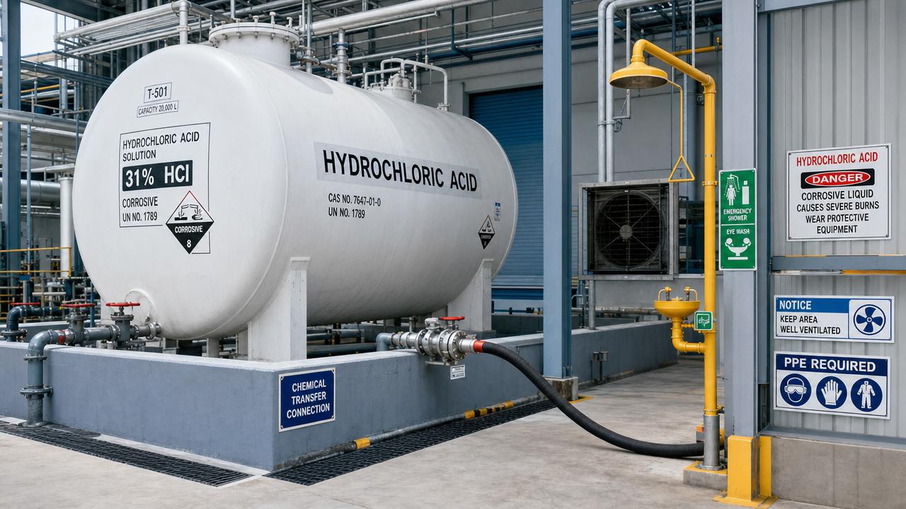 Industrial Grade Hydrochloric Acid: Key Safety Checks