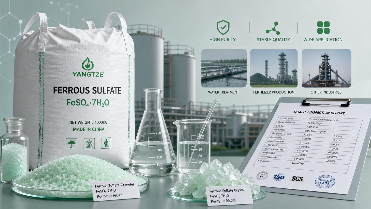 Bulk Ferrous Sulfate: Purity Specs That Affect Results