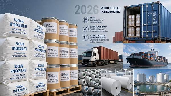 Wholesale Sodium Hydrosulfite: 2026 Cost and Supply Risk Outlook
