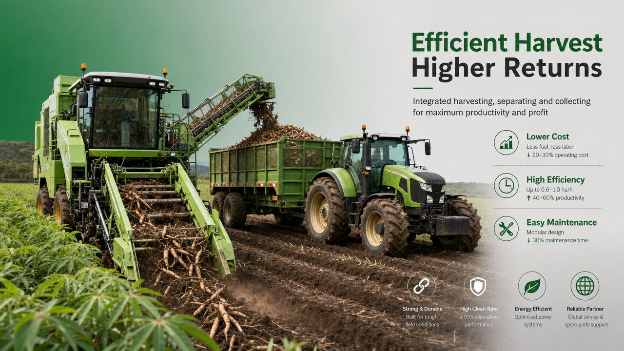 Cassava Harvesting Machines: Key Cost Factors Before Investment