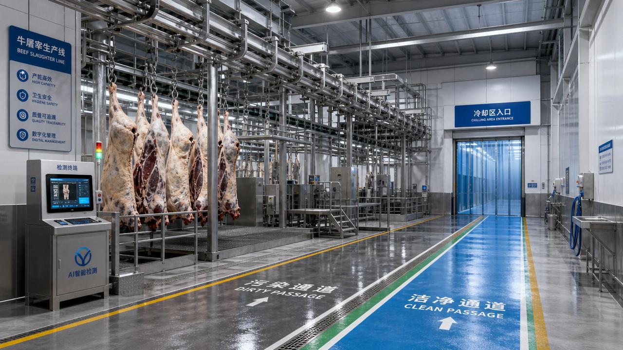 Cattle Slaughtering Line Layout: Throughput, Hygiene, and Safety Basics
