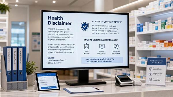 FDA Tightens Rules on AI Health Claims in Digital Signage