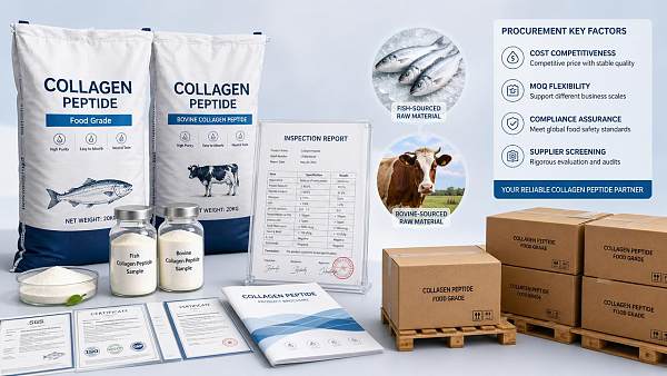 Wholesale Collagen Peptides: Cost Factors, MOQ, and Supplier Red Flags