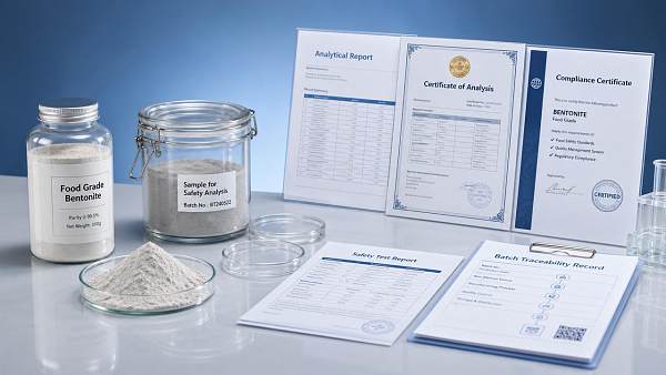 Bentonite Clay Food Grade: How to Verify Purity, Safety, and Compliance