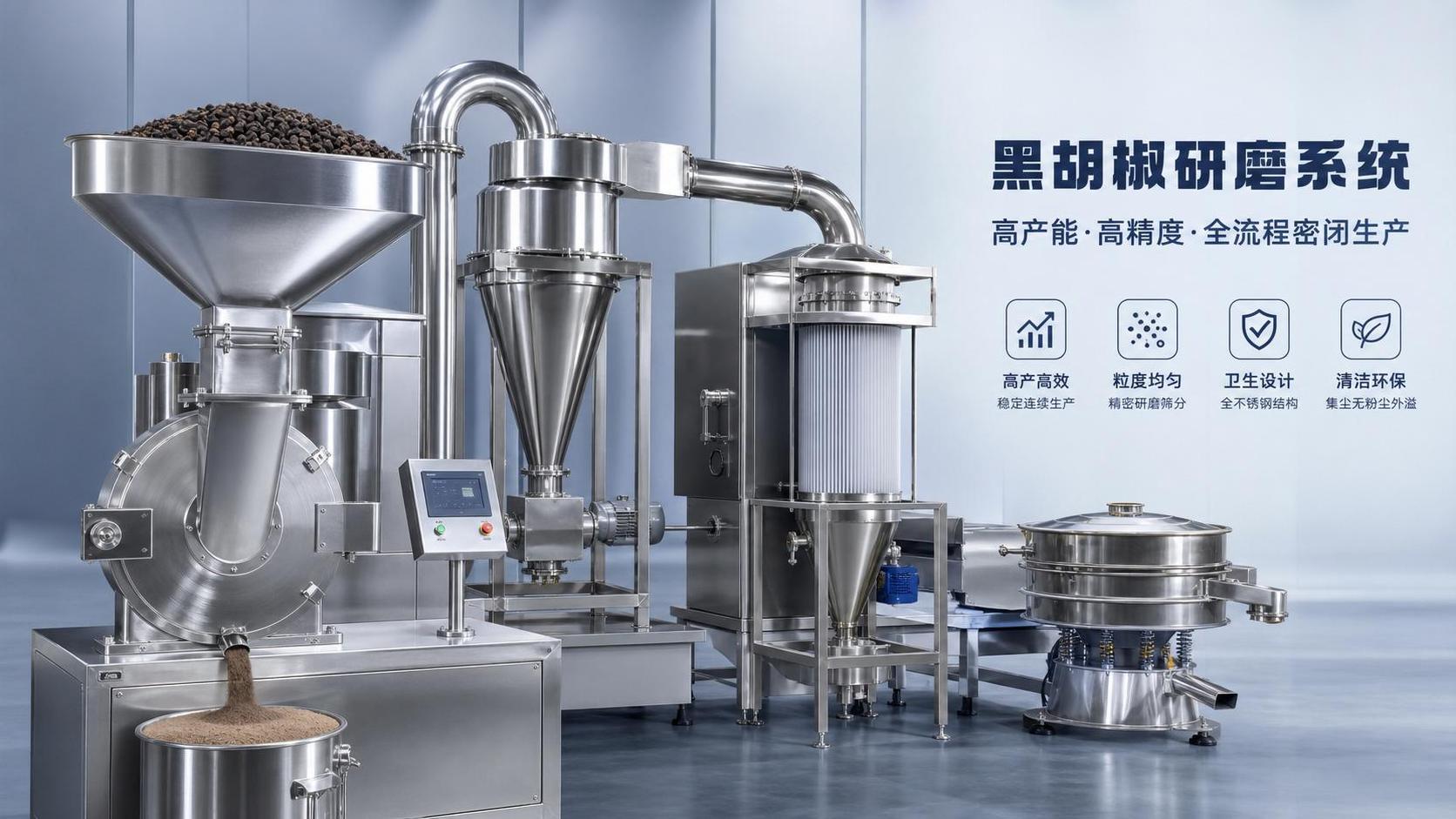 How to Choose a Black Pepper Grinding Machine for Output and Grind Consistency
