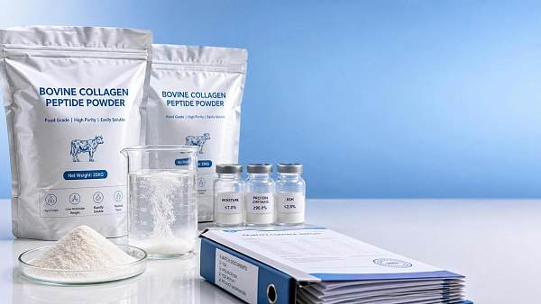 Bovine Collagen Powder Bulk: How to Evaluate Purity, Solubility, and Supply Risk