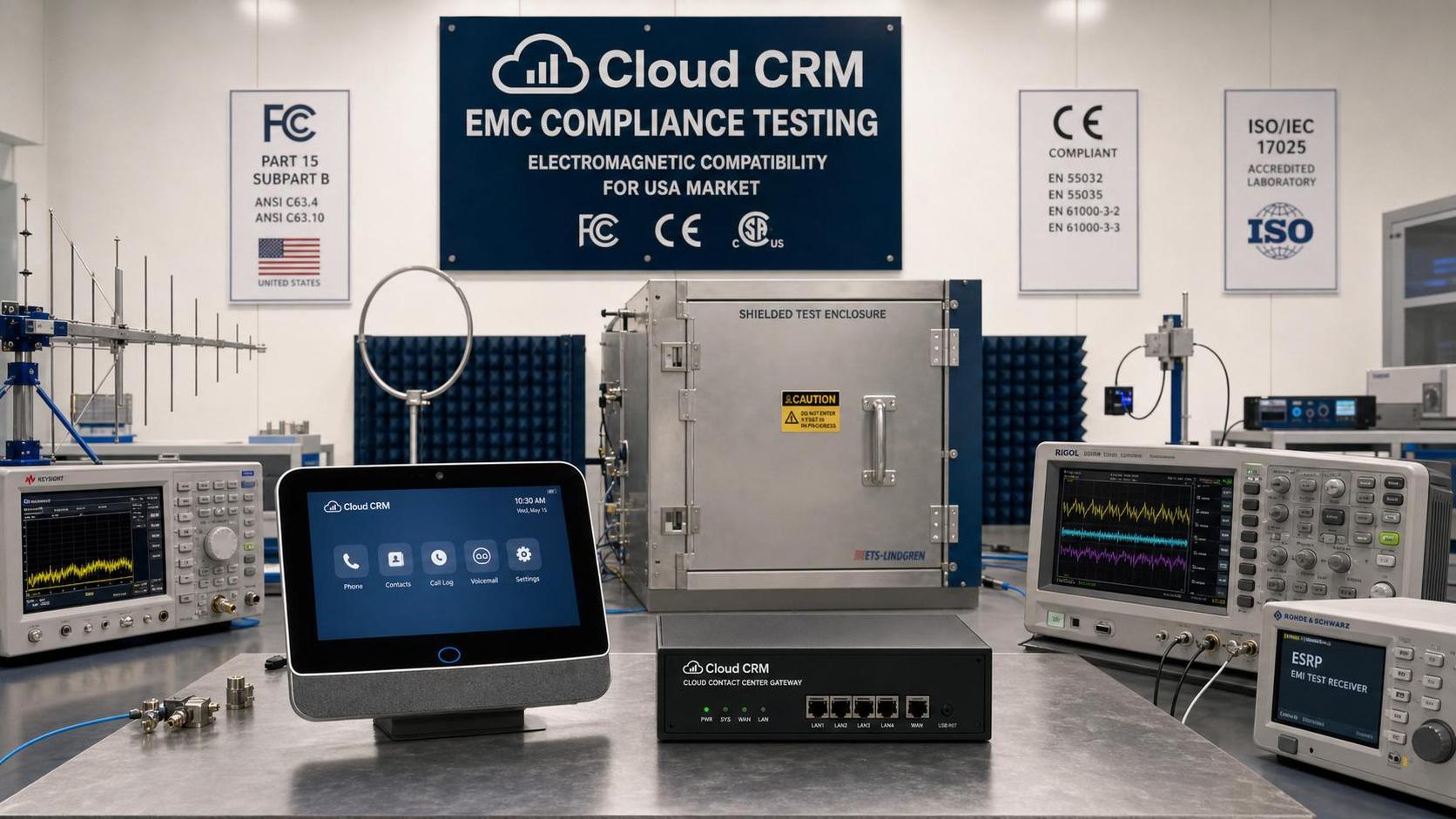 FCC Adds EMC Test for AI Voice CRM Devices