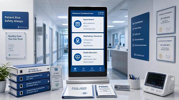 FDA Guidance Brings Clinical Digital Signage Under IEC 62304 Class B