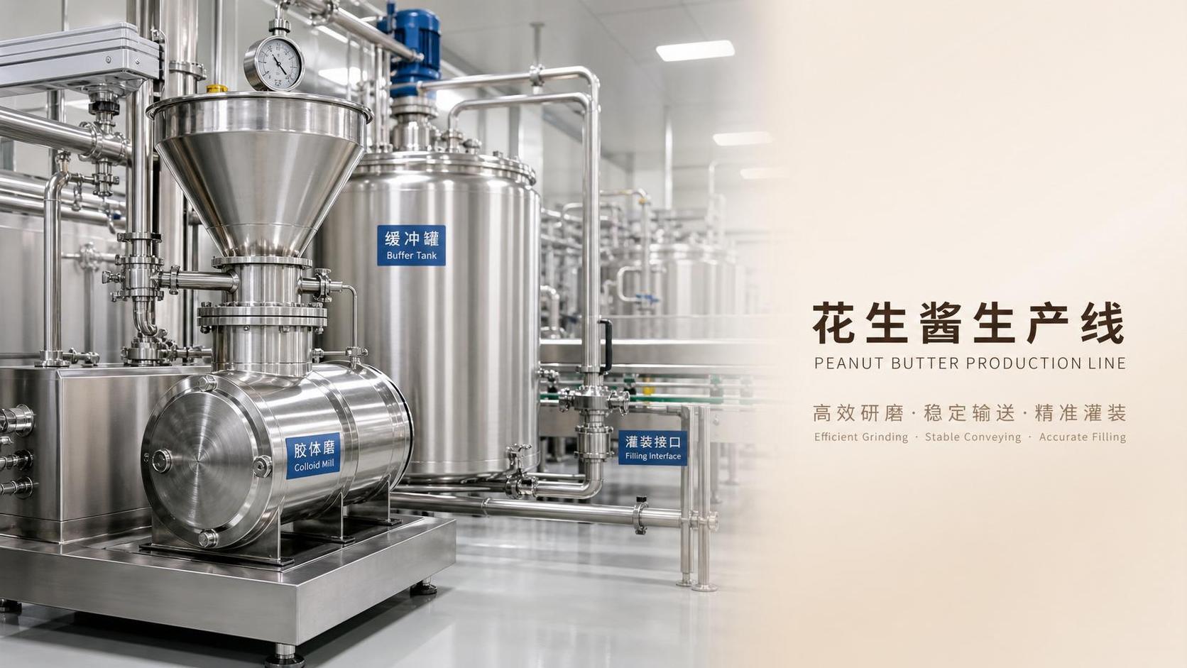 Peanut Butter Making Machine for Factory: Capacity, Hygiene, and Line Fit