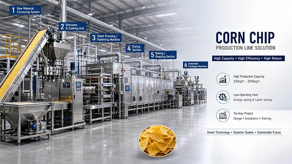 Corn Flakes Line for Factory: Key Cost Factors Before Investment