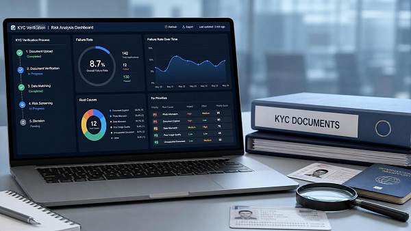KYC Failure Rate Data: Benchmarks, Root Causes, and Fix Priorities