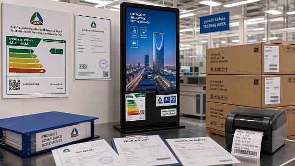 Saudi SASO Adds Energy Label Rule for Digital Signage