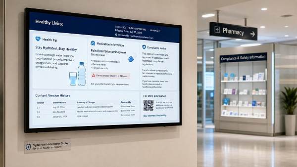 FDA Sets Digital Watermark Rule for Health Signage