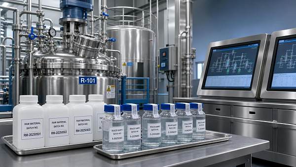 When do chemical manufacturing systems need built-in batch traceability
