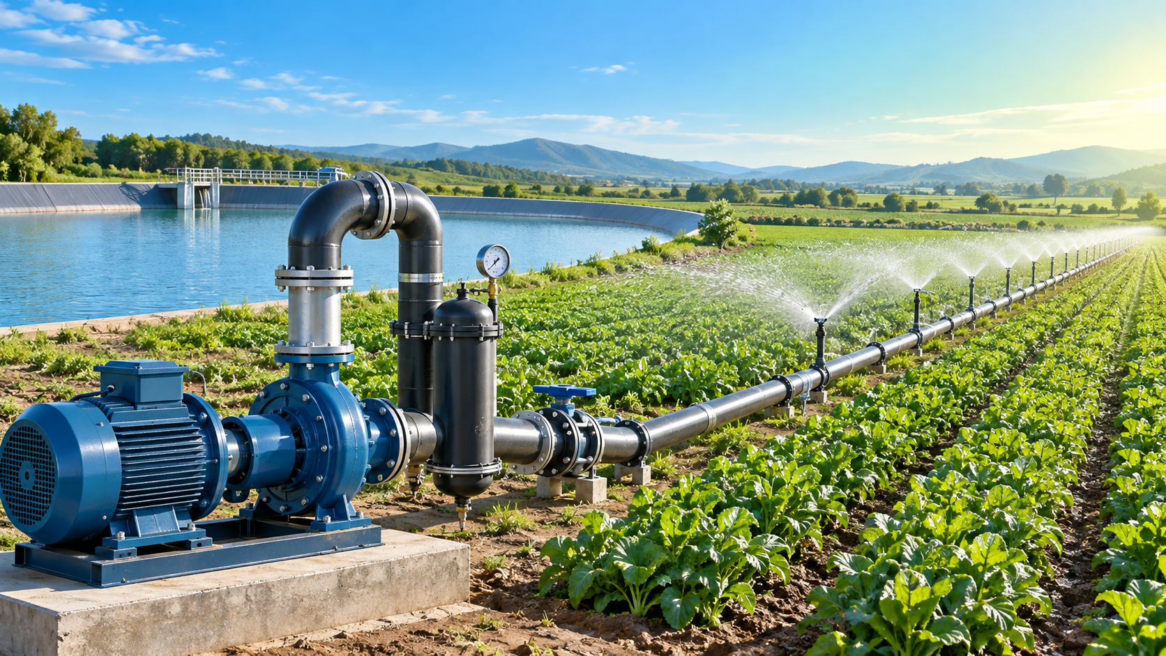 How to compare wholesale water pumps for farming by flow rate