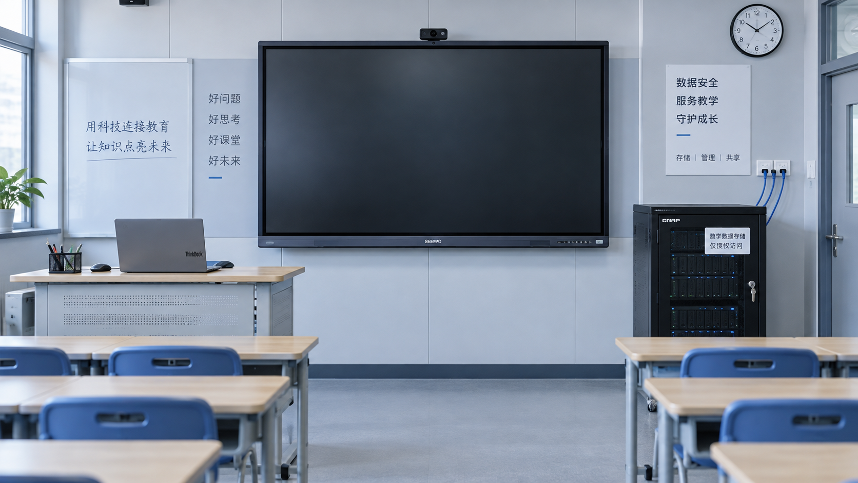 What data privacy risks are common in interactive classrooms?
