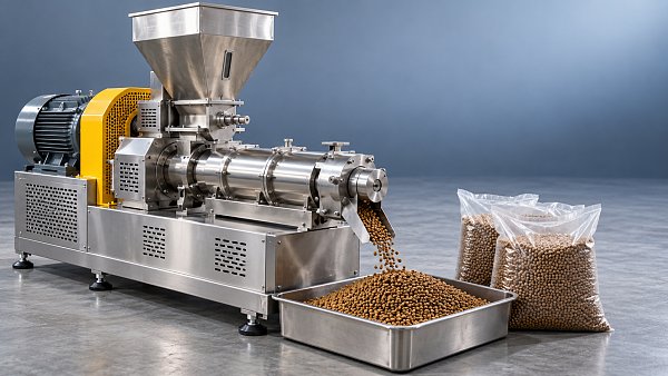 How to size a dry-type floating fish feed extruder for daily output