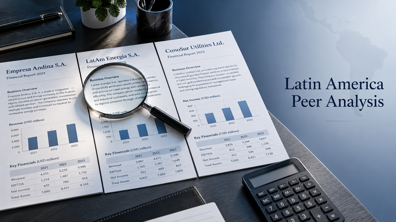 How to choose comparable companies for peer analysis in Latin America