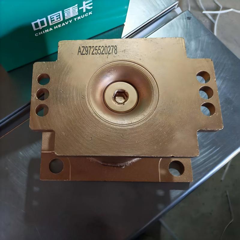 SINOTRUK HOWO Rubber Support Assembly AZ9725520278 6 Holes Steel Rubber Bearing