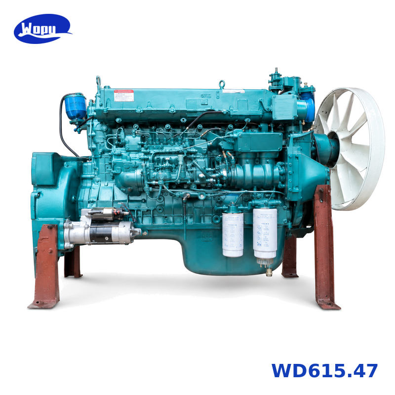 WD615.47 Truck Engine Assembly for HOWO STR Sinotruk Heavy Duty Truck Diesel Engine Parts