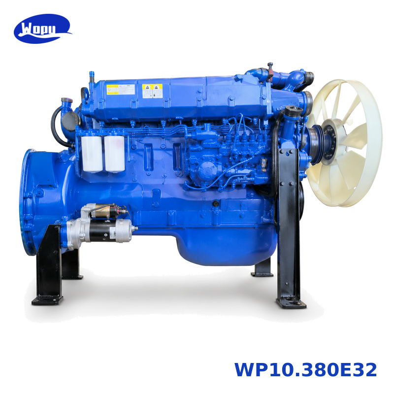 WP10.380E32 Truck Engine Assembly for HOWO SHACMAN AUMAN Heavy Duty Diesel Engine Parts