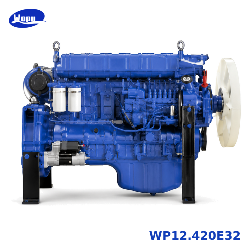 WP12.420E32 Truck Engine Assembly for HOWO SHACMAN AUMAN Heavy Duty Diesel Engine Parts
