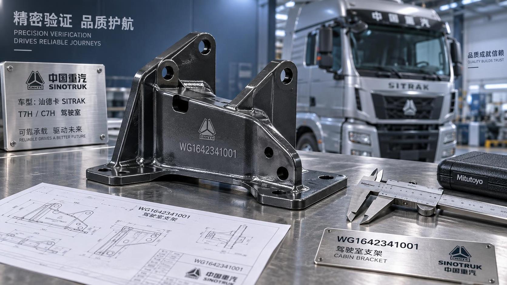WG1642341001 Part Number Verification for Accurate Truck Cab Parts Sourcing