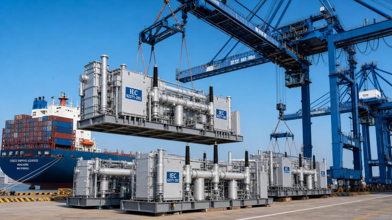 Shanghai Yangshan Port Launches Green Energy Export Fast Lane for UHV Substations