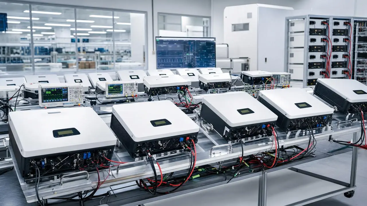 Factory Test Pv Modules Example Solar Inverter OEM Factory: Tests Before Volume Orders