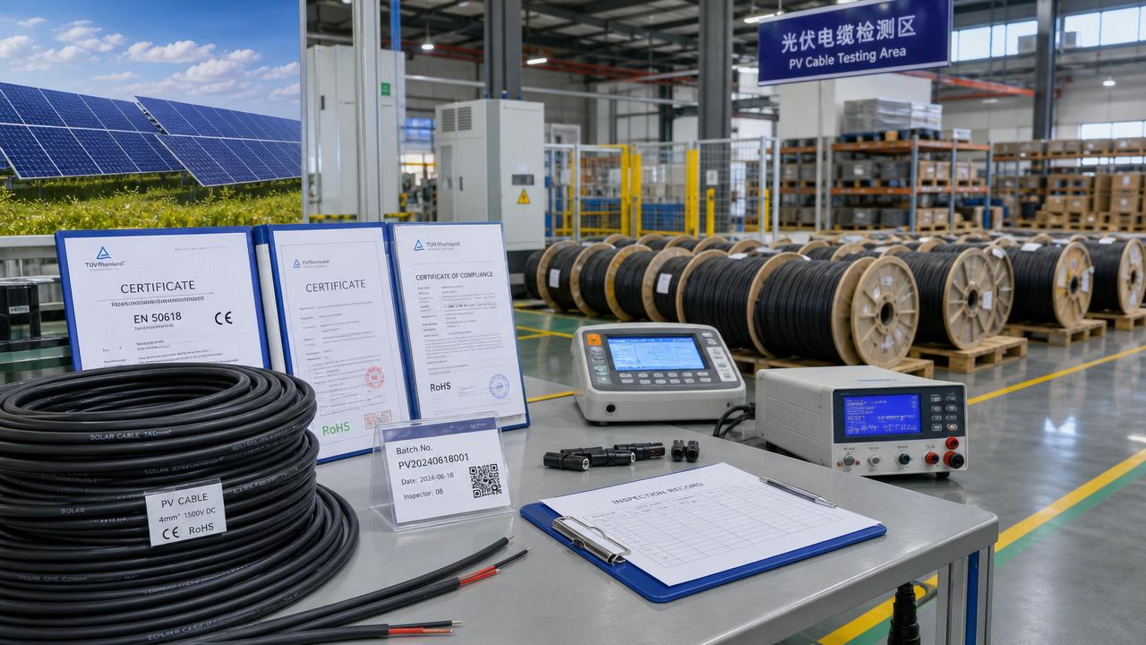 How to Audit a Solar Cable OEM Supplier for Compliance Risk