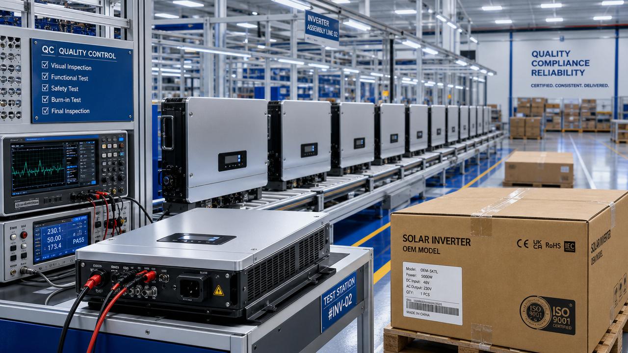 Solar Inverter OEM Factory Selection: Quality Risks and Lead Time Signals