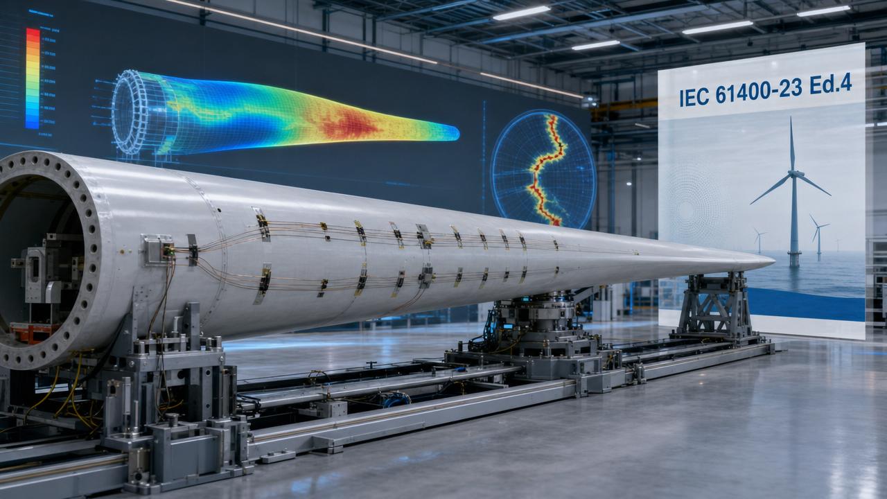 IEC 61400-23 Ed.4 Mandates Digital Twin Validation for Offshore Blade Fatigue Testing