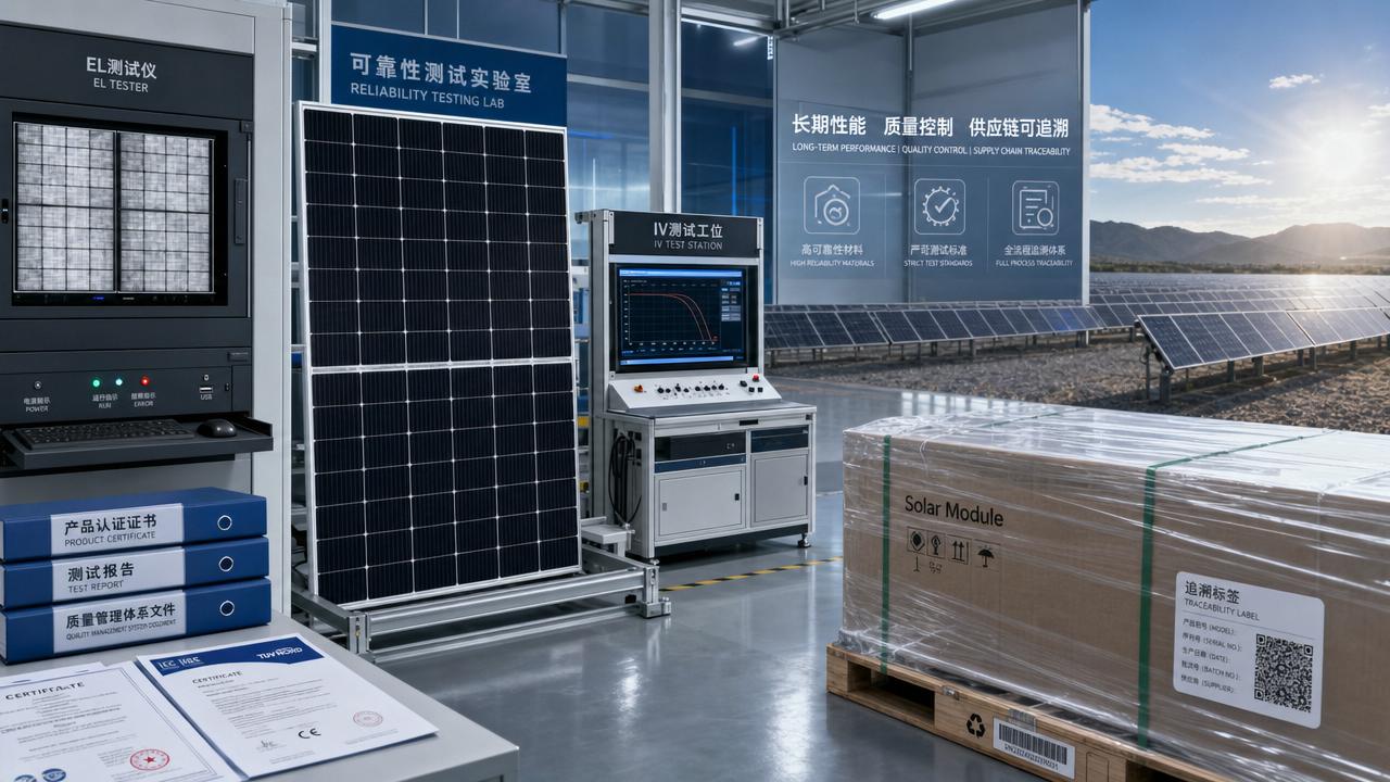 N-Type PV Module Manufacturer Checklist for Long-Term Reliability