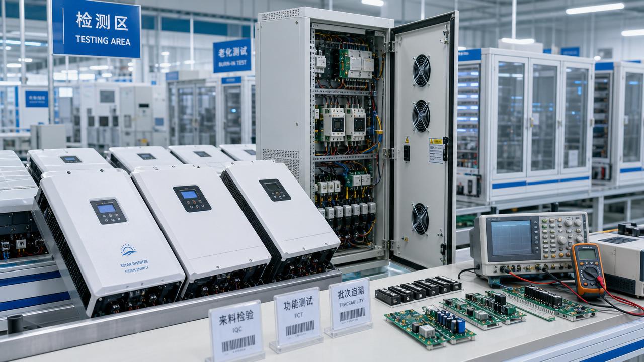 Solar Inverter OEM Factory Selection: Quality Risks and Key Tests