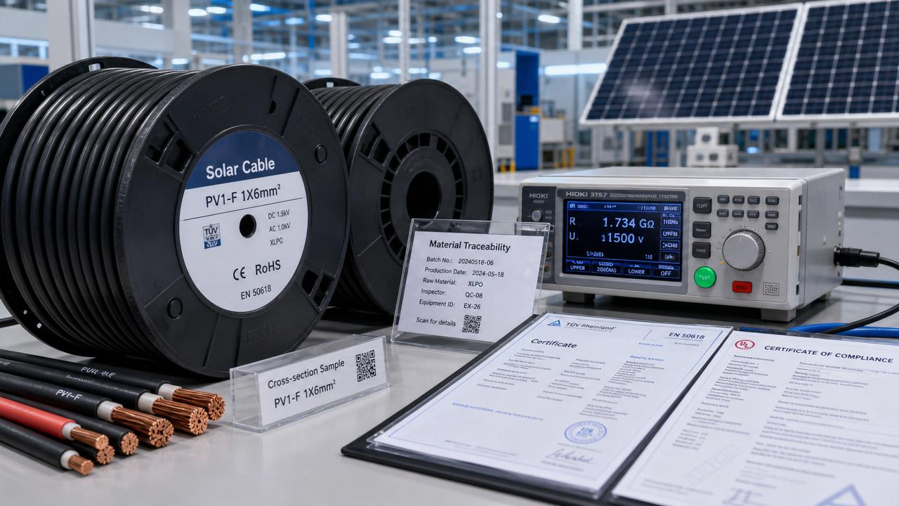 Solar Cable OEM Supplier Risks That Affect Safety and Compliance