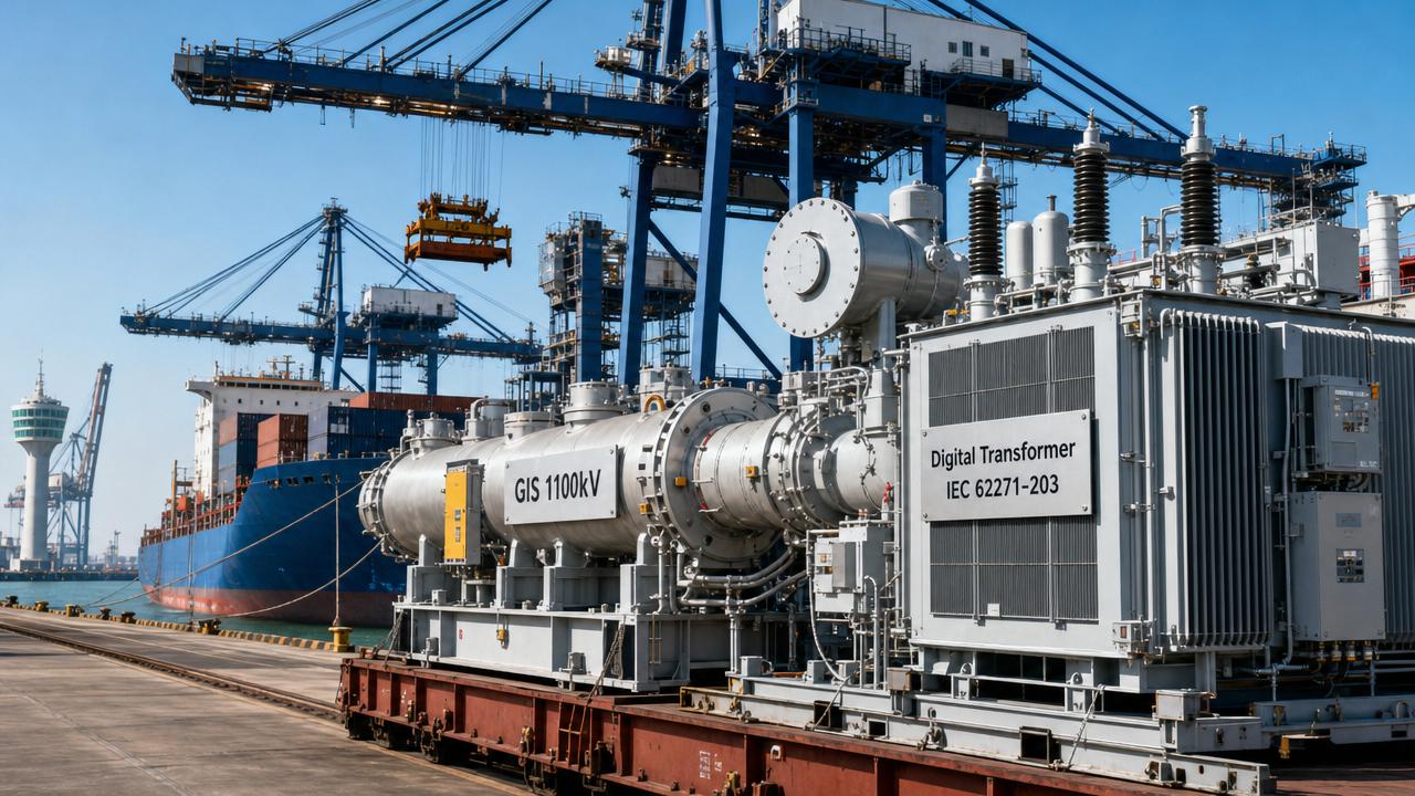 Guangzhou Port Launches Green Channel for UHV Substation Equipment Export