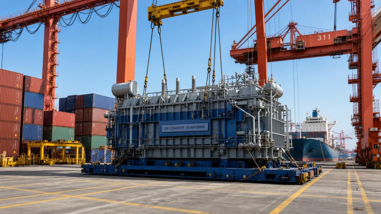 Guangzhou Port Launches Green Channel for UHV Substation Equipment Export